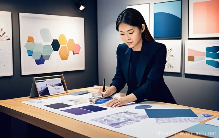 이벤트기획자와 마케팅의 차이 - **Prompt 1: The Creative Heart of Event Planning**
    "A dedicated Japanese event planner, a woman ...